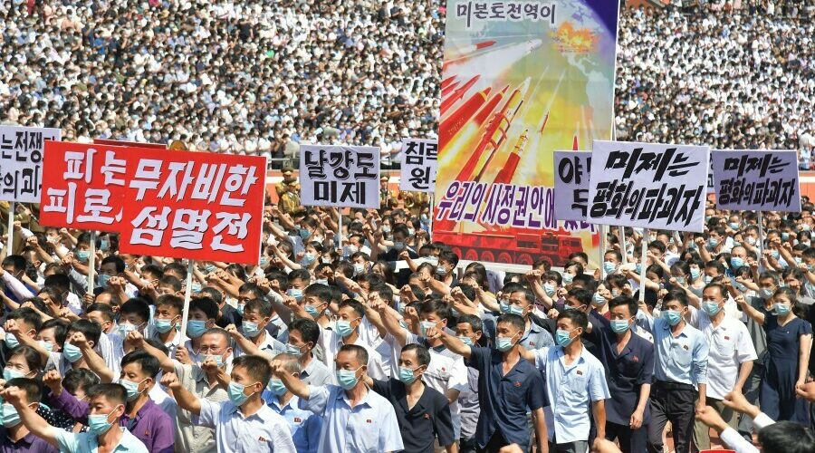 North Koreans vow to kill Americans and South Koreans at state-led mass rallies