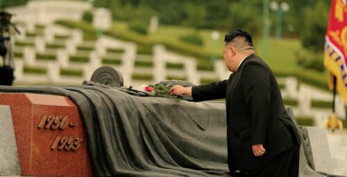 Kim Jong Un stresses ‘anti-US’ stance at war anniversary cemetery visits