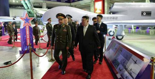 Kim Jong Un shows off new drones, gives Russian defense chief tour of nukes