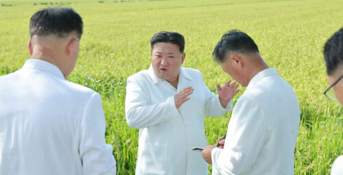 Kim Jong Un inspects North Korea’s typhoon-hit farms, praising recovery work