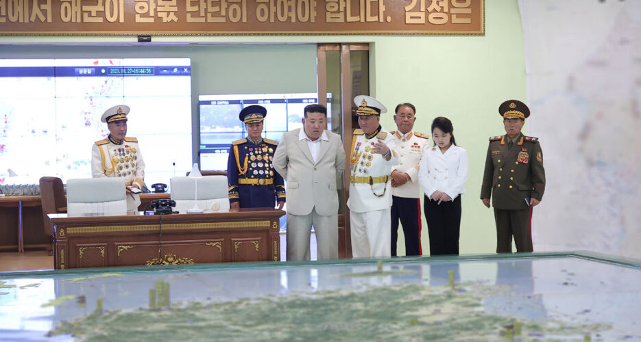 Kim Jong Un promises nuclear weapon deployment to navy in visit to HQ