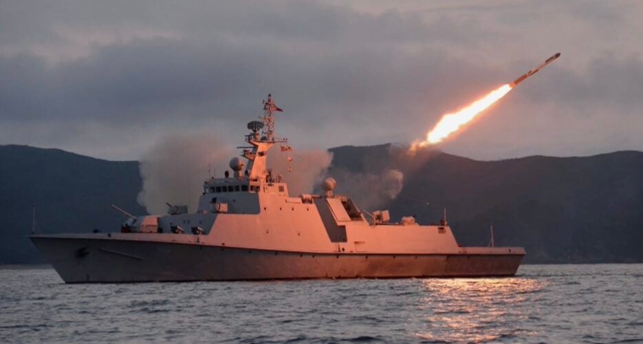North Korea conducts cruise missile launch from new naval corvette