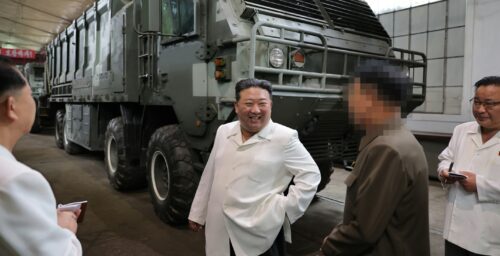 Kim Jong Un inspects short-range nuke and rocket factories to arm ‘front lines’