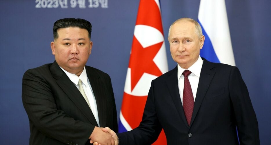 Vladimir Putin meets Kim Jong Un at spaceport, offers to help build satellites