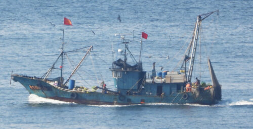 Chinese boats spotted fishing in North Korean waters likely violating sanctions