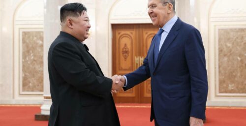 North Korean leader Kim Jong Un meets Russia’s top diplomat in Pyongyang