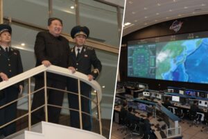 Kim Jong Un viewed photos of US bases taken from new satellite, state media says