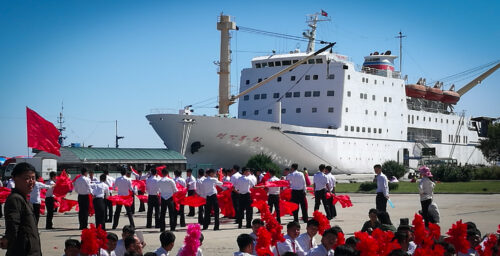 Infamous North Korean ferry returns home after month of maintenance near Russia
