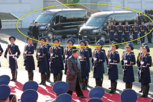 Kim Jong Un appears with new Ford vans in rare endorsement of American brand