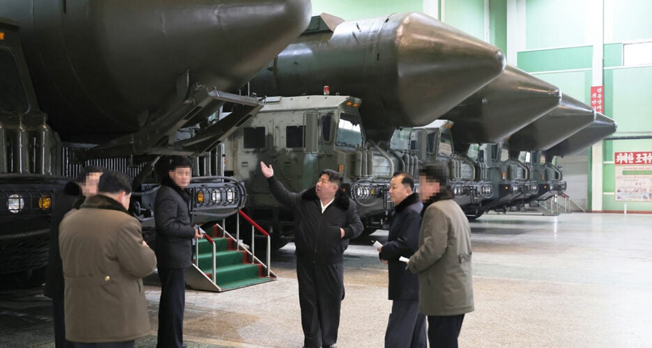 Kim Jong Un inspects nuclear missile launch vehicle factory