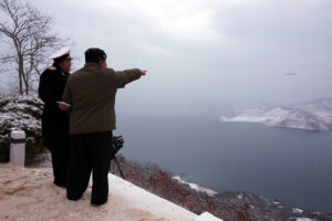 Kim Jong Un inspects nuclear-powered submarine project, cruise missile test