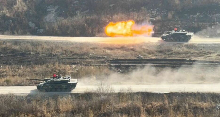 US-ROK exercises on combatting North Korea end with a bang of tank guns
