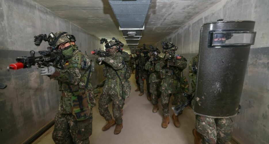 US, ROK forces train for subterranean combat in tunnels of North Korea