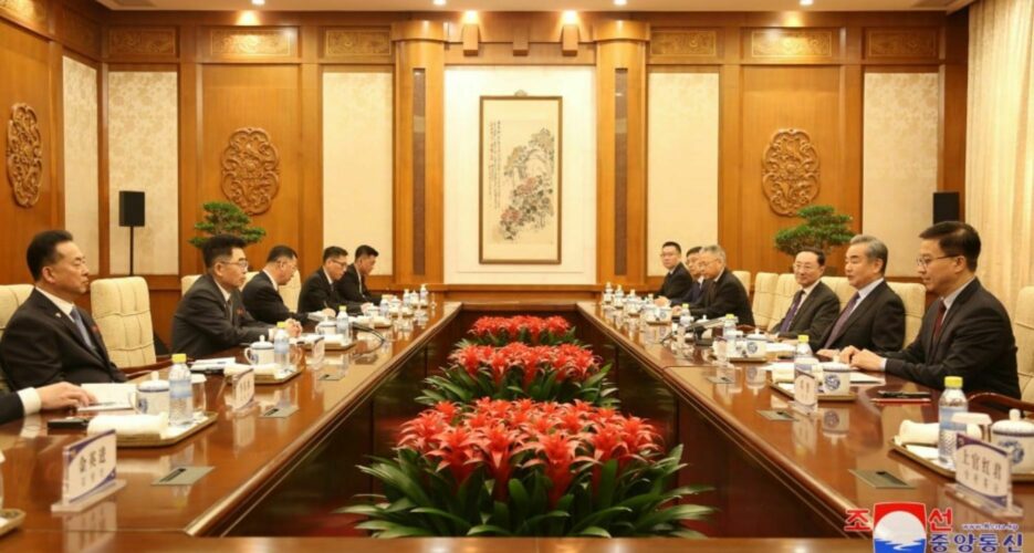 Top North Korean official holds talks with Chinese foreign minister in Beijing