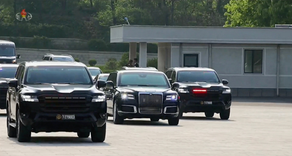 Kim Jong Un rolls up with six new Toyota SUVs in convoy at latest appearance