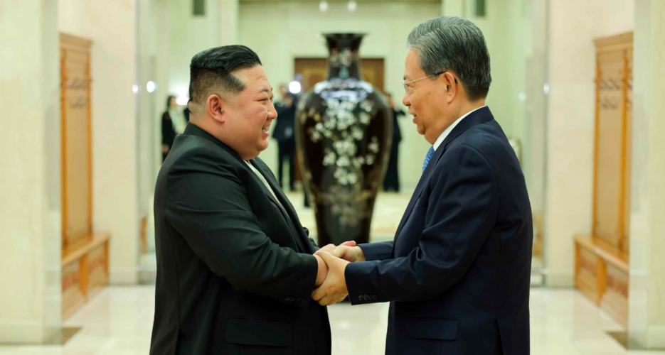 Kim Jong Un holds talks with top Chinese official as two sides celebrate ties
