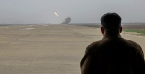 Kim Jong Un guides test of rocket developed by ‘newly-founded’ military factory