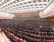Thousands of North Korean propaganda workers gather to boost Kim Jong Un worship