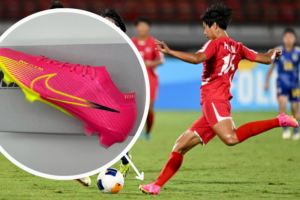 North Korea hypes domestic cleats, but its soccer stars still favor Nikes