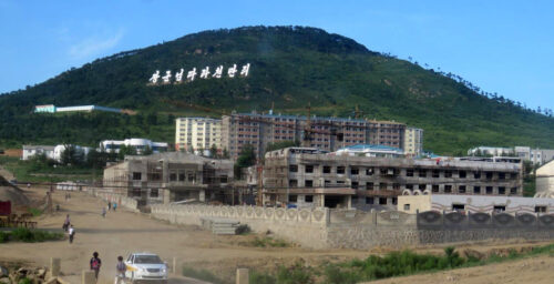 Multiple high-rises and office buildings under construction in Rason City