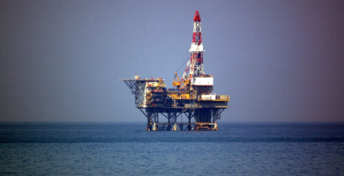 Rigged: A Chinese oil platform in North Korea’s EEZ