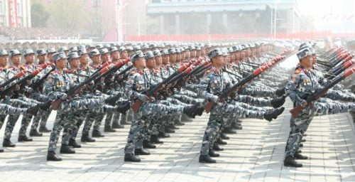 North Korea’s April 15 parade: Big missiles, yes – but also small arms