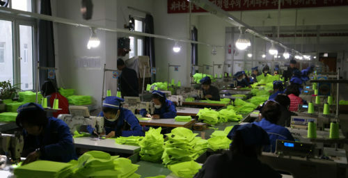Chinese imports of North Korean textiles fall sharply in December