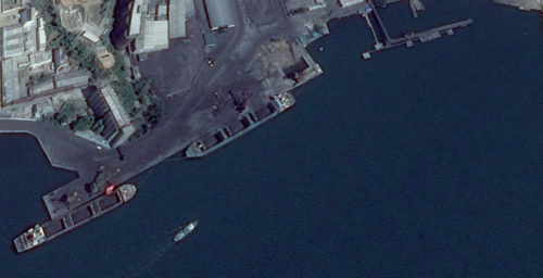 Satellite imagery time lapse shows continued activity at North Korean coal facilities