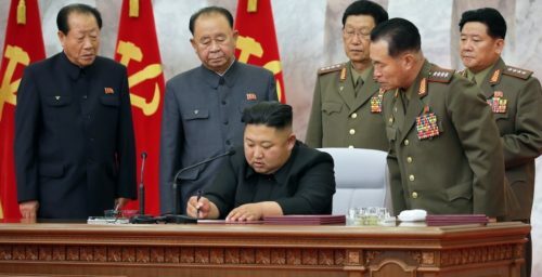At North Korean military meeting, nuclear and personnel issues take precedence