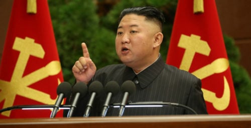 Was there a major shakeup of top officials at North Korea’s politburo meeting?