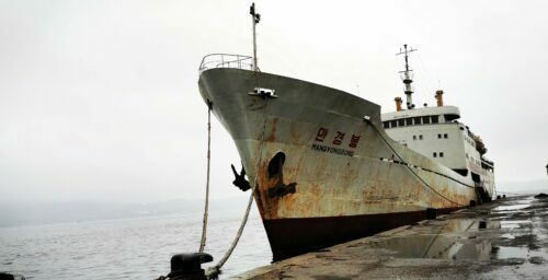 5 years in the dark: North Korean ship reappears at key Chinese coal terminal
