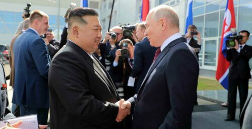 At cosmodrome, Kim Jong Un and Putin set stage for greater confrontation with US
